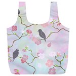 Bird Blossom Seamless Pattern Full Print Recycle Bag (XXXL) Front