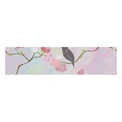 Bird Blossom Seamless Pattern Banner And Sign 4  X 1  by Ravend