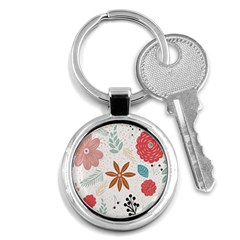 Nature Flora Background Wallpaper Key Chain (round) by Ravend