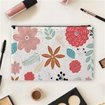 Nature Flora Background Wallpaper Cosmetic Bag (Large) Back