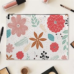 Nature Flora Background Wallpaper Cosmetic Bag (xl) by Ravend