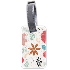 Nature Flora Background Wallpaper Luggage Tag (one Side) by Ravend