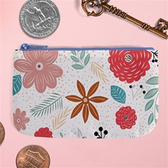 Nature Flora Background Wallpaper Large Coin Purse by Ravend