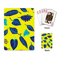 Sheets Pattern Picture Detail Playing Cards Single Design (rectangle) by Ravend