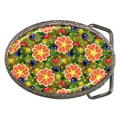 Fruits Star Blueberry Cherry Leaf Belt Buckles by Ravend