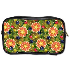 Fruits Star Blueberry Cherry Leaf Toiletries Bag (two Sides) by Ravend