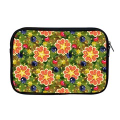 Fruits Star Blueberry Cherry Leaf Apple Macbook Pro 17  Zipper Case by Ravend