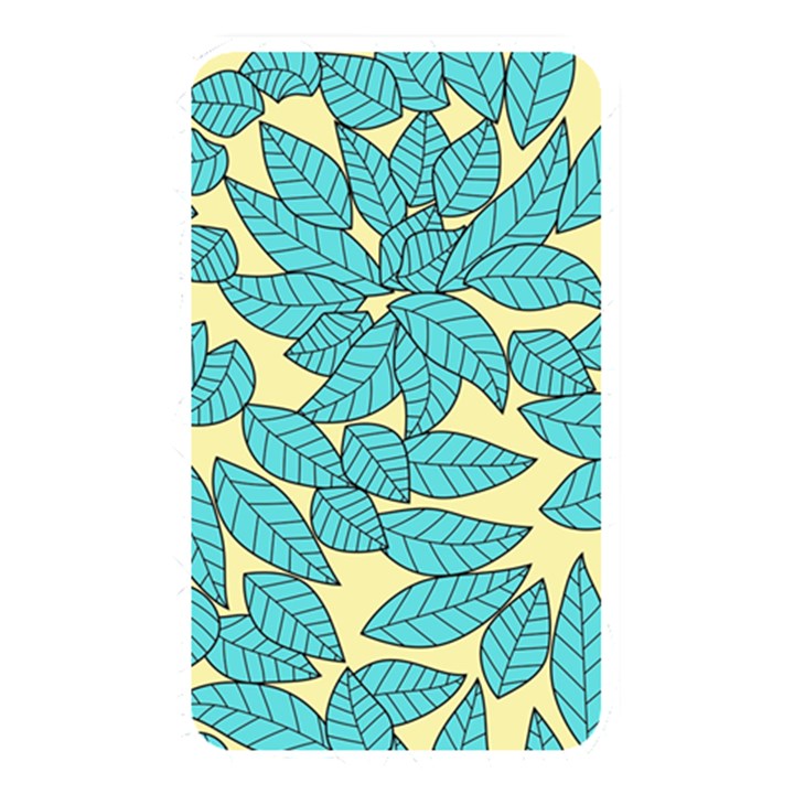 Illustration Sheets Dry Leaves Print Pattern Memory Card Reader (Rectangular)