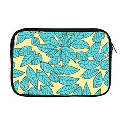 Illustration Sheets Dry Leaves Print Pattern Apple Macbook Pro 17  Zipper Case by Ravend