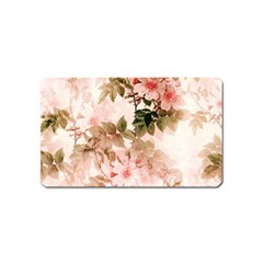 Flower Plant Vintage Retro Magnet (name Card)