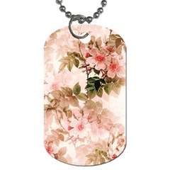 Flower Plant Vintage Retro Dog Tag (one Side) by Ravend