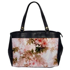 Flower Plant Vintage Retro Oversize Office Handbag by Ravend