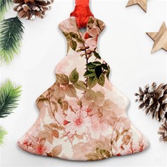 Flower Plant Vintage Retro Ornament (christmas Tree)  by Ravend