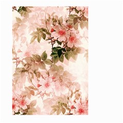 Flower Plant Vintage Retro Large Garden Flag (two Sides) by Ravend