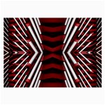 Abstract Pattern Large Glasses Cloth Front