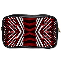 Abstract Pattern Toiletries Bag (two Sides)