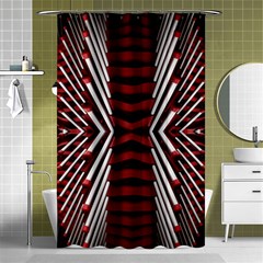 Abstract Pattern Shower Curtain 48  X 72  (small) 