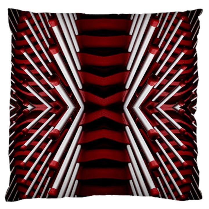 Abstract Pattern Large Flano Cushion Case (Two Sides)