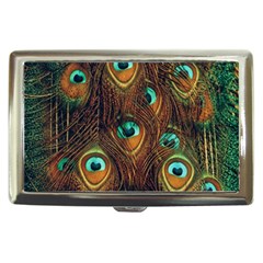 Peacock Feathers Cigarette Money Case