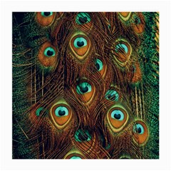 Peacock Feathers Medium Glasses Cloth (2 Sides)