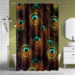 Peacock Feathers Shower Curtain 48  x 72  (Small)  Curtain(48  X 72 ) - 42.18 x64.8  Curtain(48  X 72 )