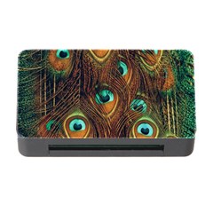 Peacock Feathers Memory Card Reader with CF