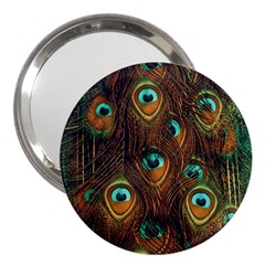 Peacock Feathers 3  Handbag Mirrors