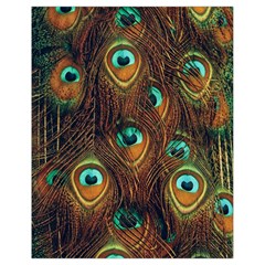 Peacock Feathers Drawstring Bag (Small)