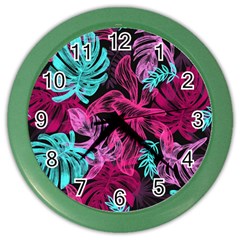 Illustration Sheets Drawing Reason Pattern Color Wall Clock by Ravend