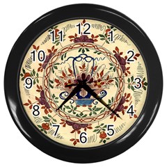 Vintage Antique Plate China Wall Clock (black) by Ravend