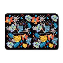 Design Print Pattern Colorful Small Doormat  by Ravend