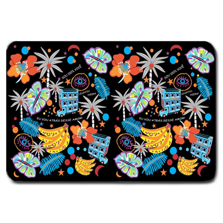 Design Print Pattern Colorful Large Doormat 