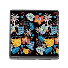 Design Print Pattern Colorful Memory Card Reader (square 5 Slot) by Ravend