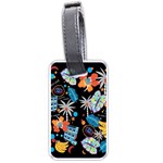 Design Print Pattern Colorful Luggage Tag (one side) Front