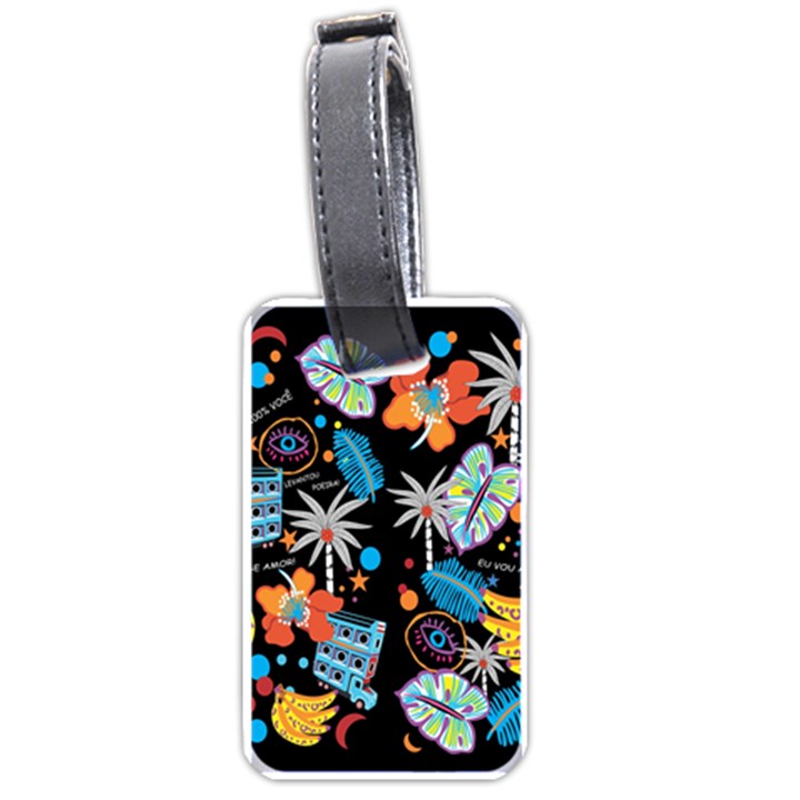 Design Print Pattern Colorful Luggage Tag (one side)