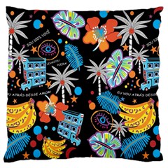 Design Print Pattern Colorful Large Cushion Case (one Side) by Ravend