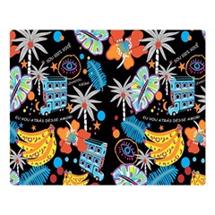 Design Print Pattern Colorful Double Sided Flano Blanket (large)  by Ravend