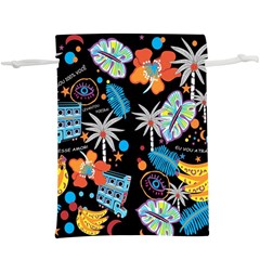 Design Print Pattern Colorful  Lightweight Drawstring Pouch (xl) by Ravend