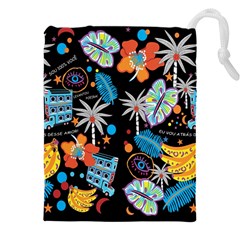 Design Print Pattern Colorful Drawstring Pouch (5xl) by Ravend