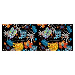 Design Print Pattern Colorful Banner And Sign 8  X 3  by Ravend