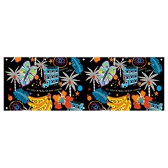 Design Print Pattern Colorful Banner And Sign 12  X 4 