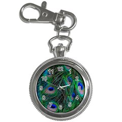 Beautiful Peacock Feathers Key Chain Watches by Ravend