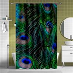 Beautiful Peacock Feathers Shower Curtain 48  x 72  (Small)  Curtain(48  X 72 ) - 42.18 x64.8  Curtain(48  X 72 )