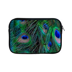 Beautiful Peacock Feathers Apple Ipad Mini Zipper Cases by Ravend