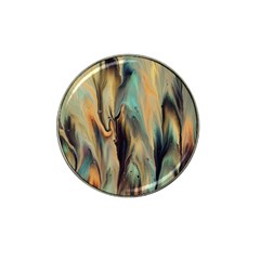 Abstract Painting In Colored Paints Hat Clip Ball Marker