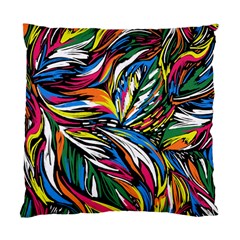 Tropical Monstera Pattern Leaf Standard Cushion Case (two Sides) by Ravend