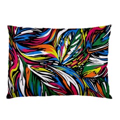 Tropical Monstera Pattern Leaf Pillow Case by Ravend