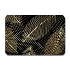 Leaves Nature Art Design Pattern Small Doormat  by Ravend