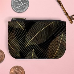 Leaves Nature Art Design Pattern Mini Coin Purse by Ravend