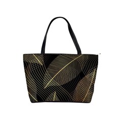 Leaves Nature Art Design Pattern Classic Shoulder Handbag by Ravend